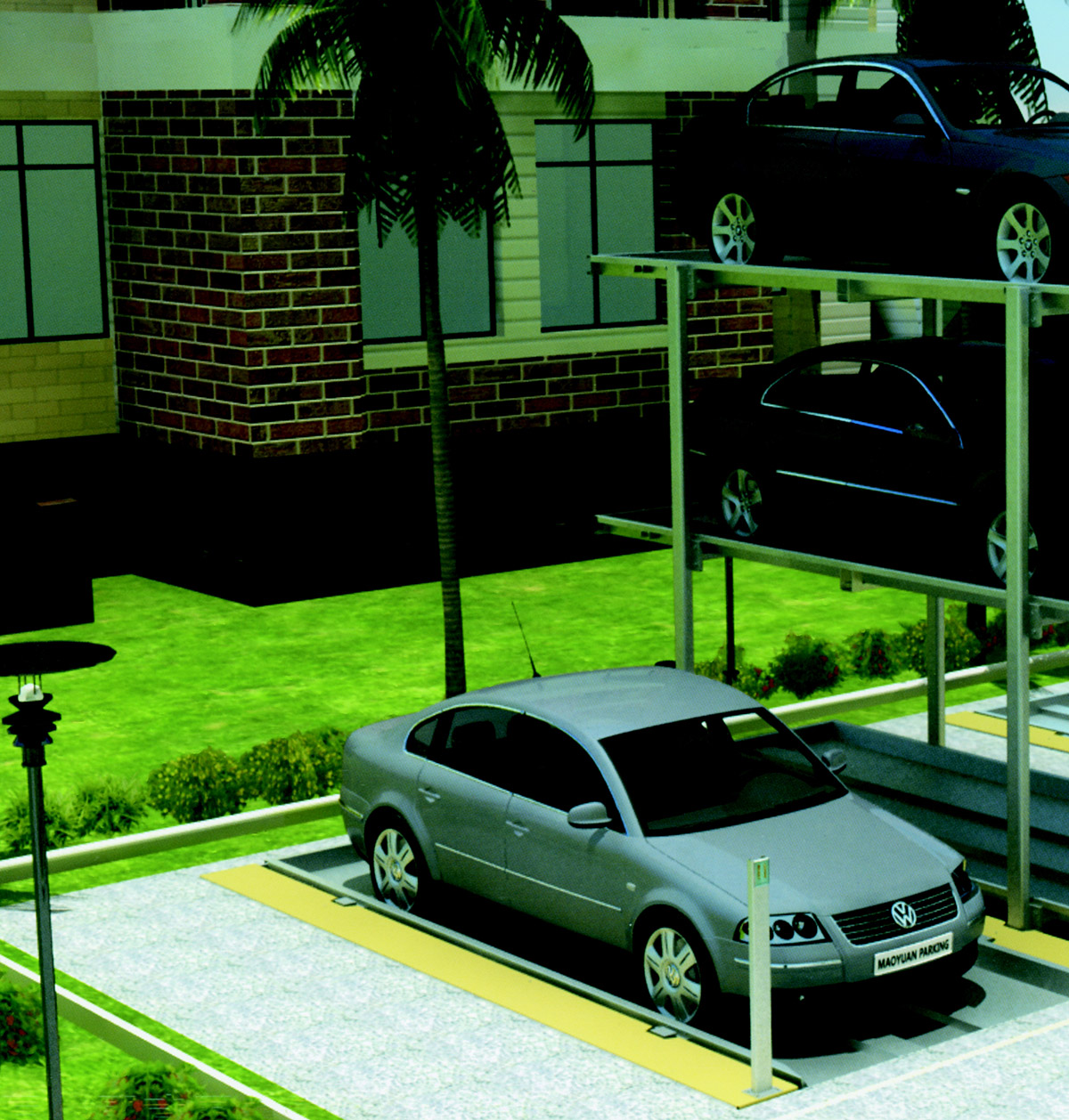 成都PJS2D1正一負一地坑簡易升降立體停車設備圖片展示.jpg