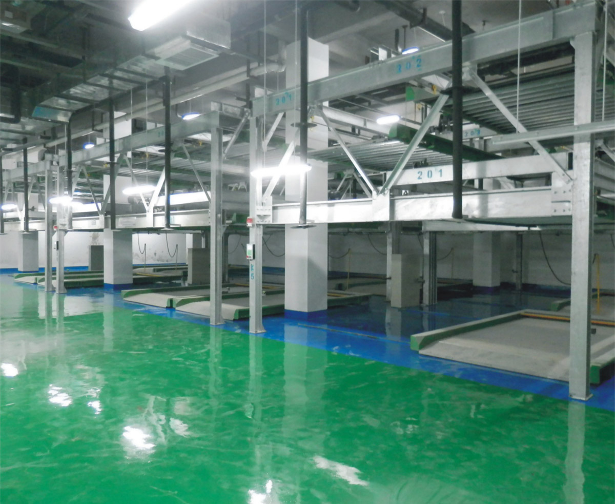 麗江市PSH3三層升降橫移立體停車設(shè)備
